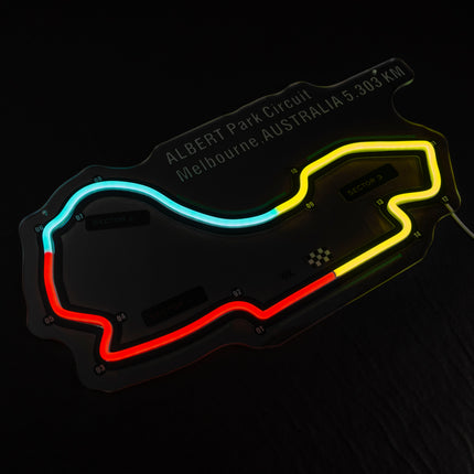 Albert Park Circuit- Australia, Melbourn LED Wall Art