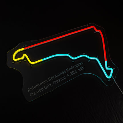 Autódromo Hermanos Rodríguez- Mexico City, Mexico LED Wall Art