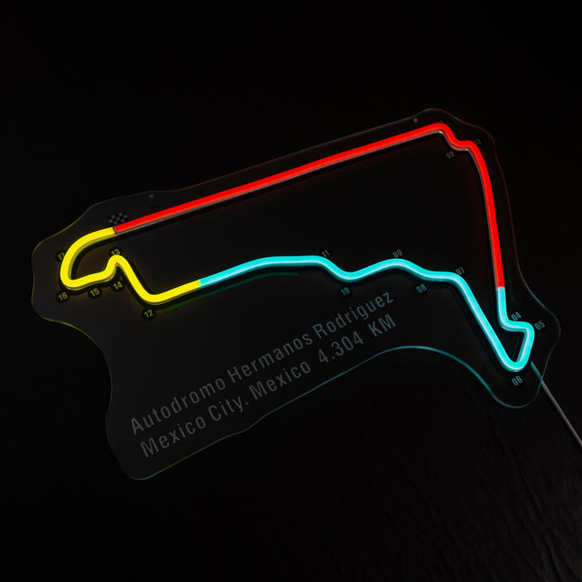 Autódromo Hermanos Rodríguez- Mexico City, Mexico LED Wall Art