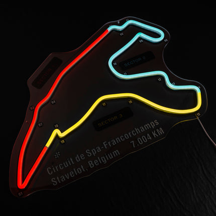Circuit De Spa- Francorchamps, Belgium LED Wall Art