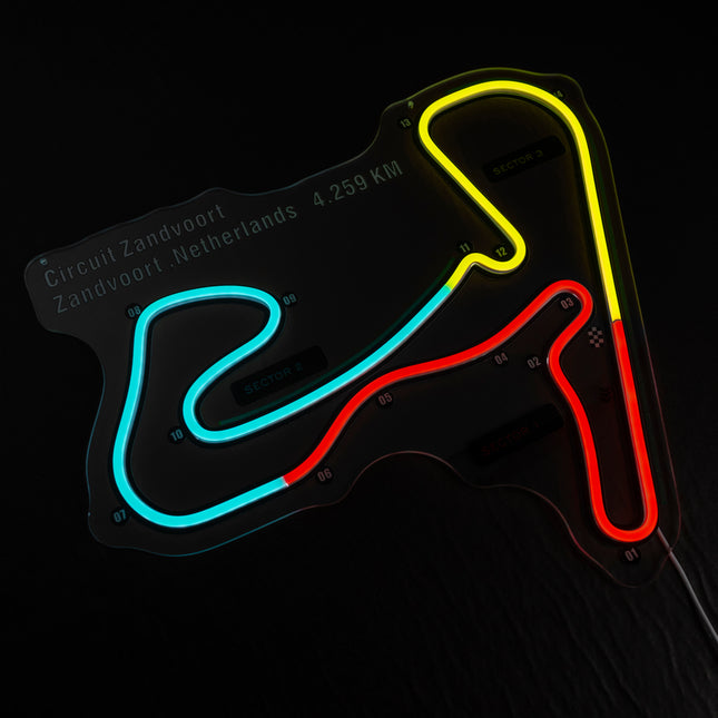 Circuit Zandvoort- Netherlands LED Wall Art
