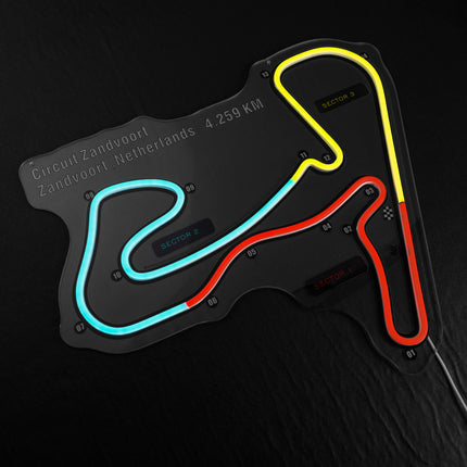 Circuit Zandvoort- Netherlands LED Wall Art