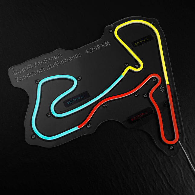 Circuit Zandvoort- Netherlands LED Wall Art