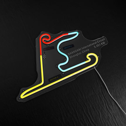 Shanghai International Circuit- LED Wall Art